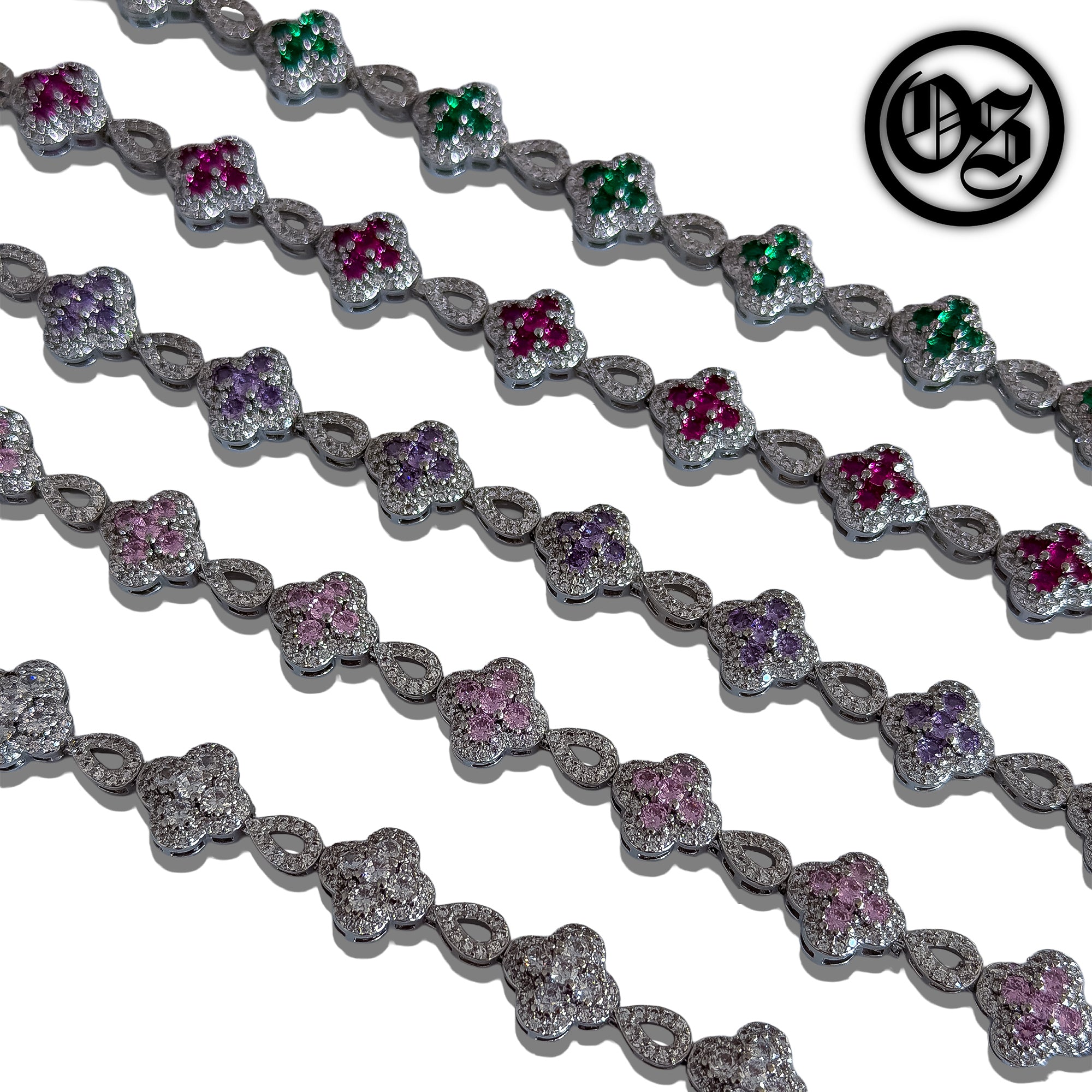 Icy Clover Bracelets