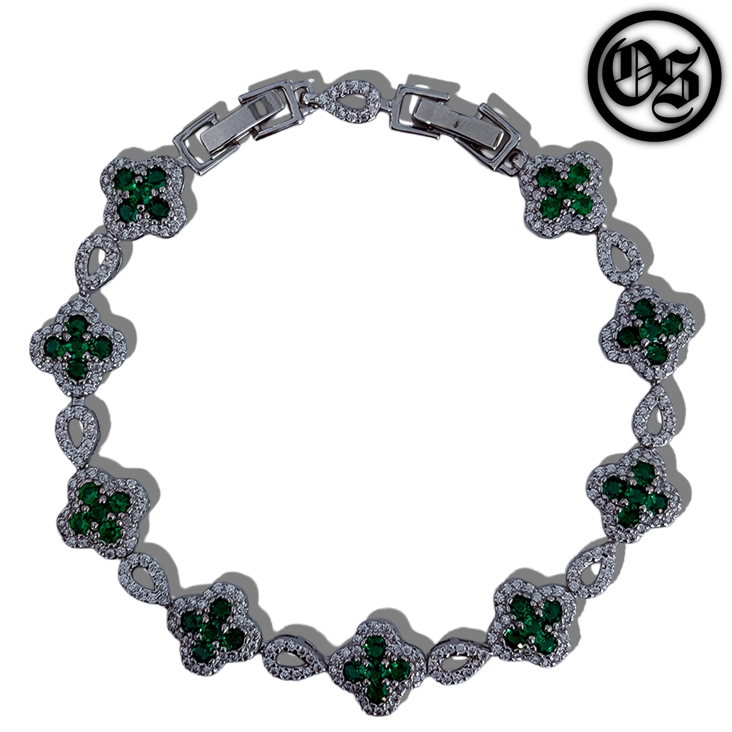 Icy Clover Bracelets