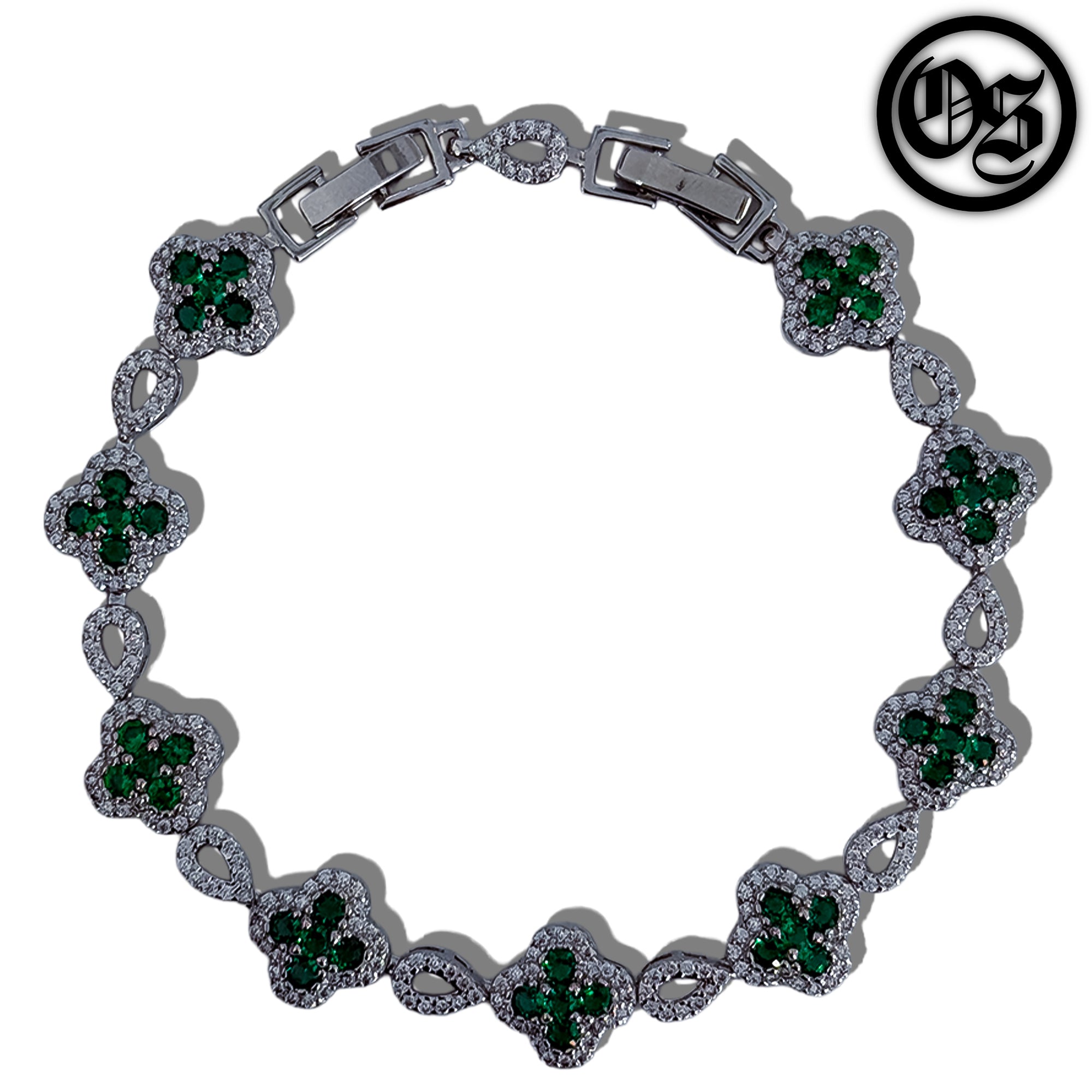 Icy Clover Bracelets