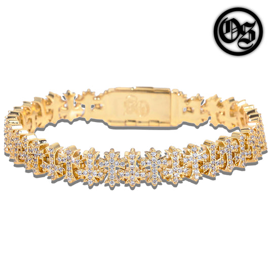 Infinite Cross Bracelets - Gold