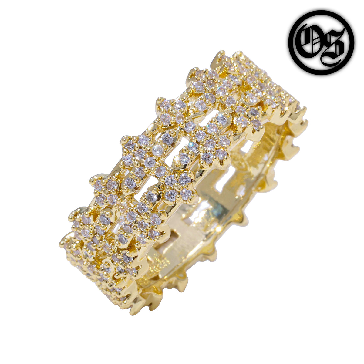Infinite Cross Rings - Gold