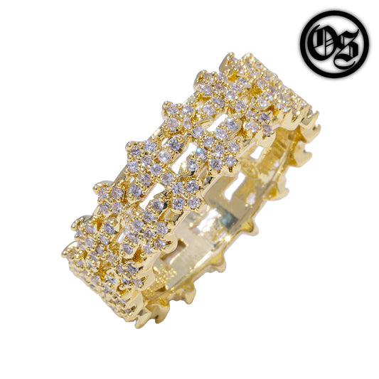 Infinite Cross Rings - Gold