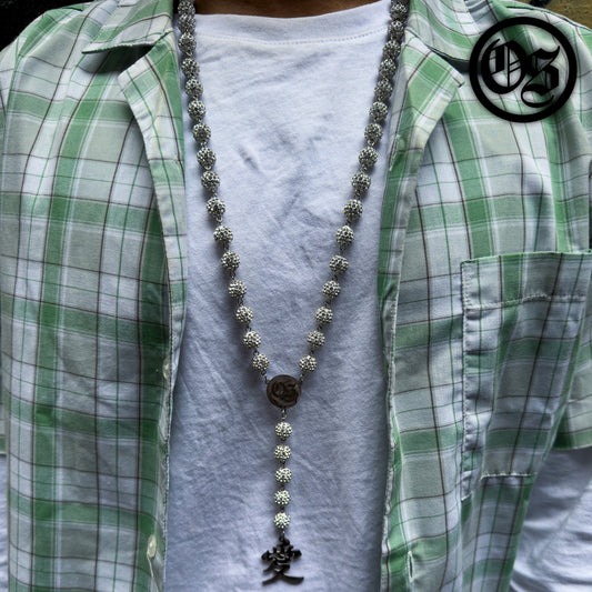 Kanji Rosaries - White