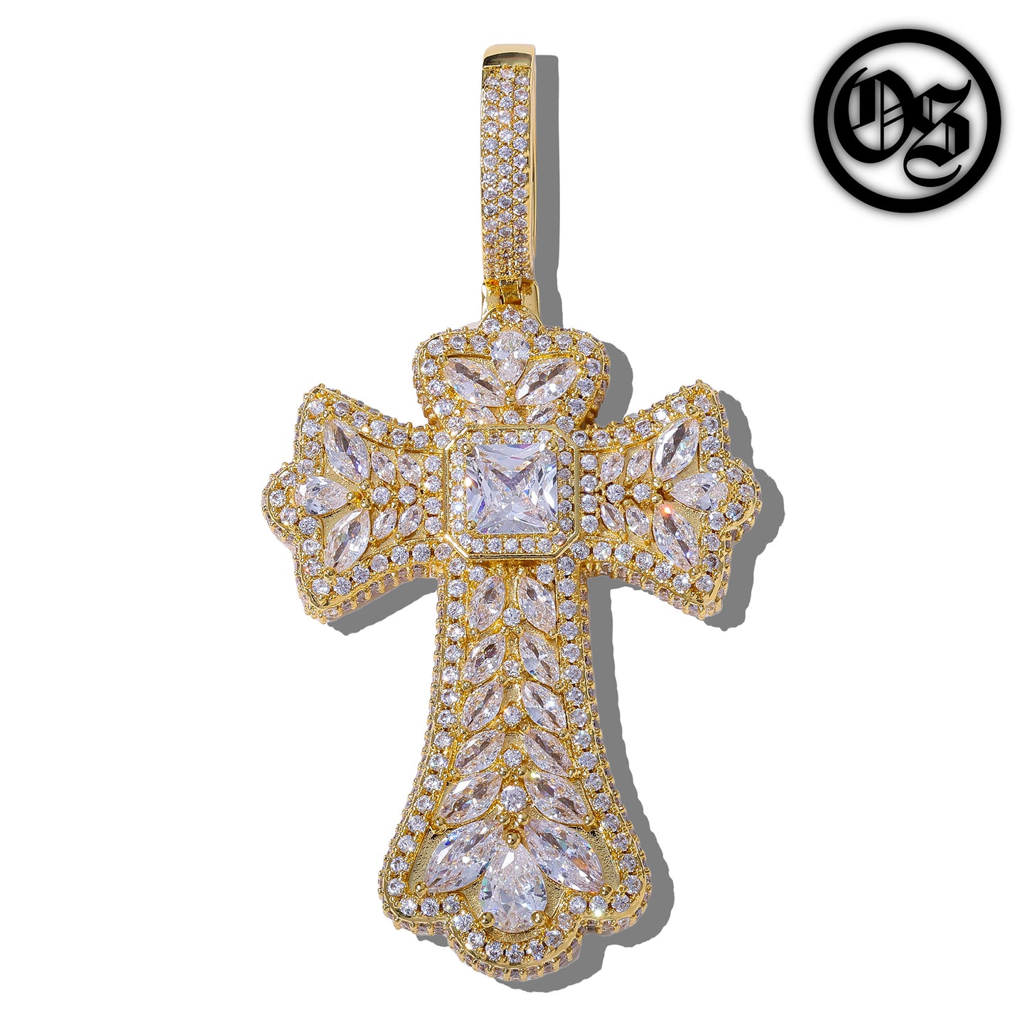 Multi Gem Cross Pendants