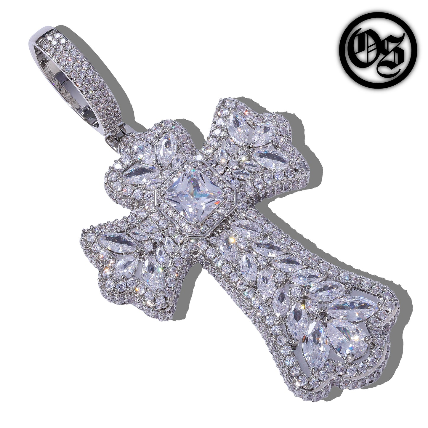 Multi Gem Cross Pendants