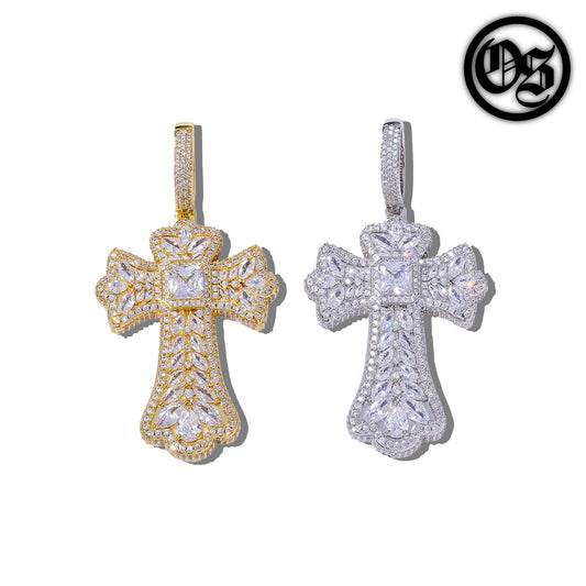 Multi Gem Cross Pendants