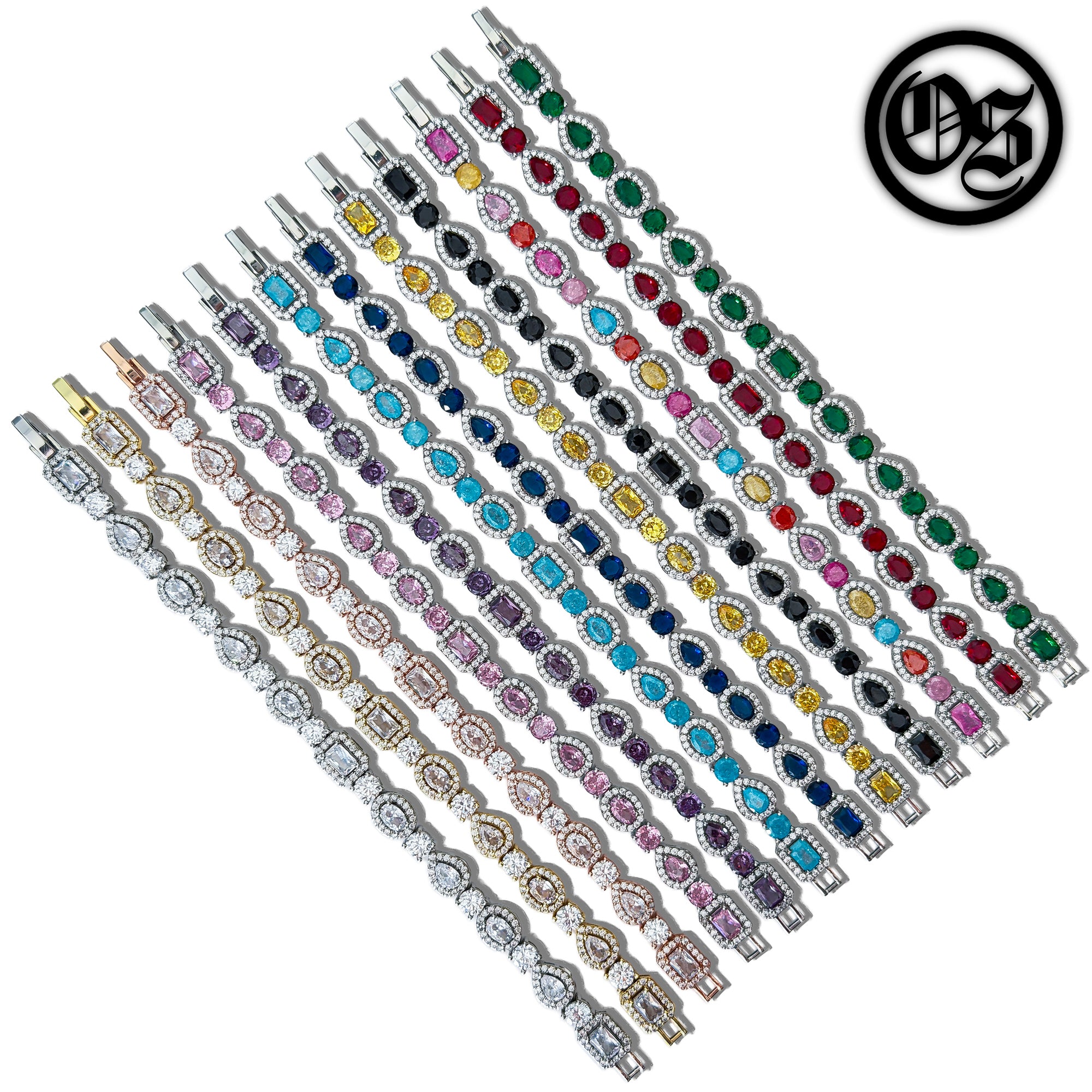 Armband mit mehreren Steinen