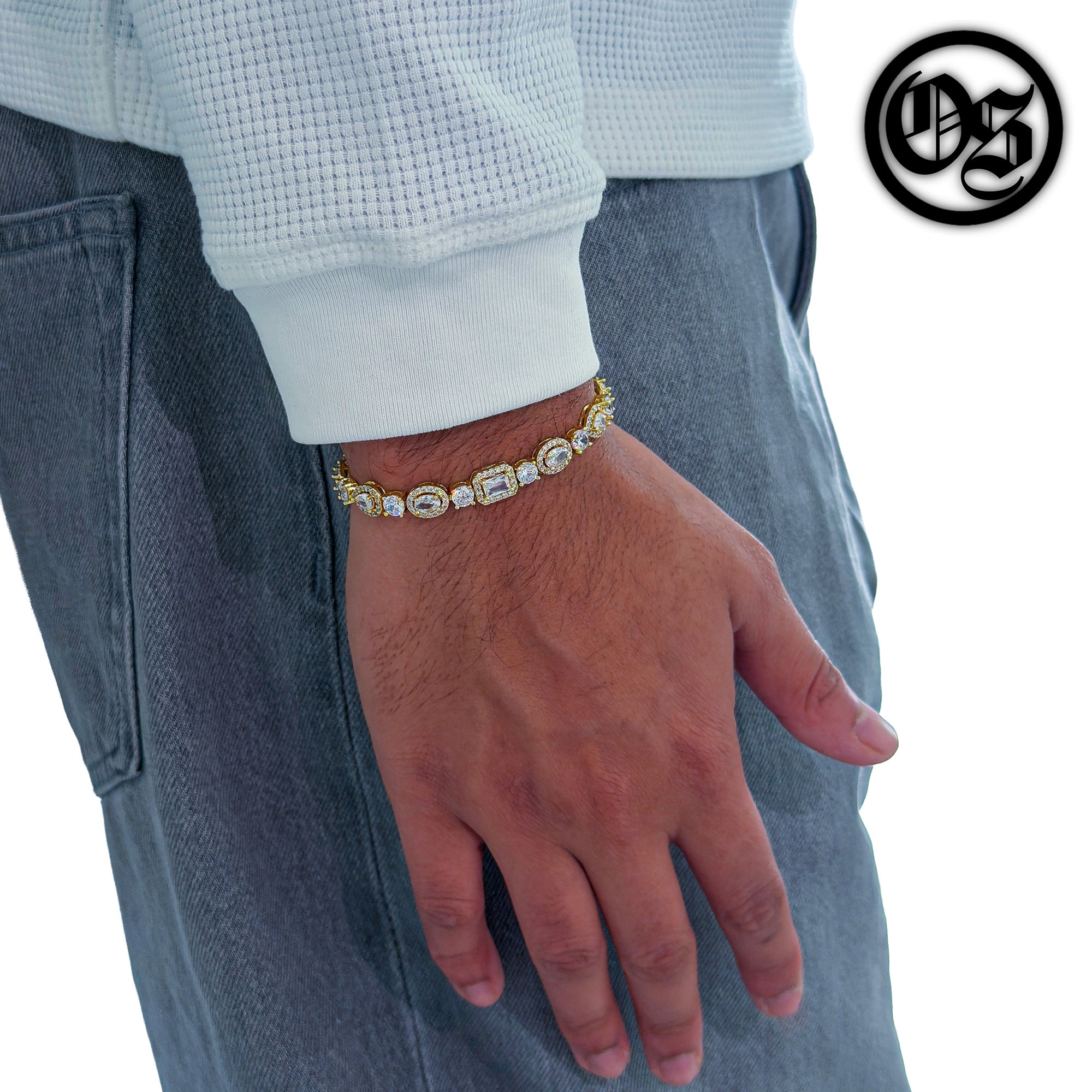 Armband mit mehreren Steinen