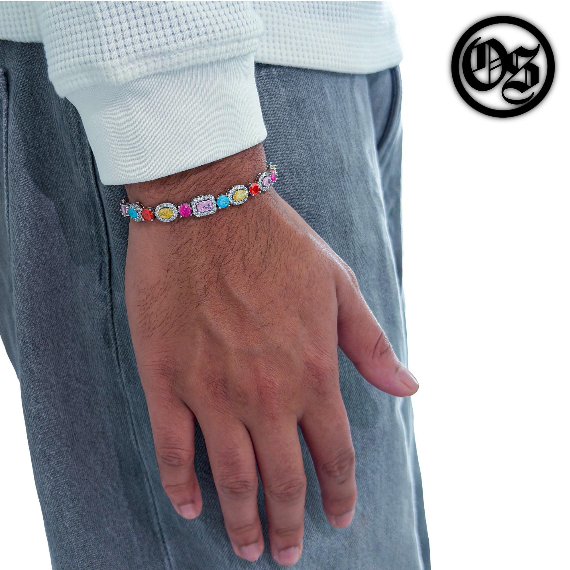 Armband mit mehreren Steinen