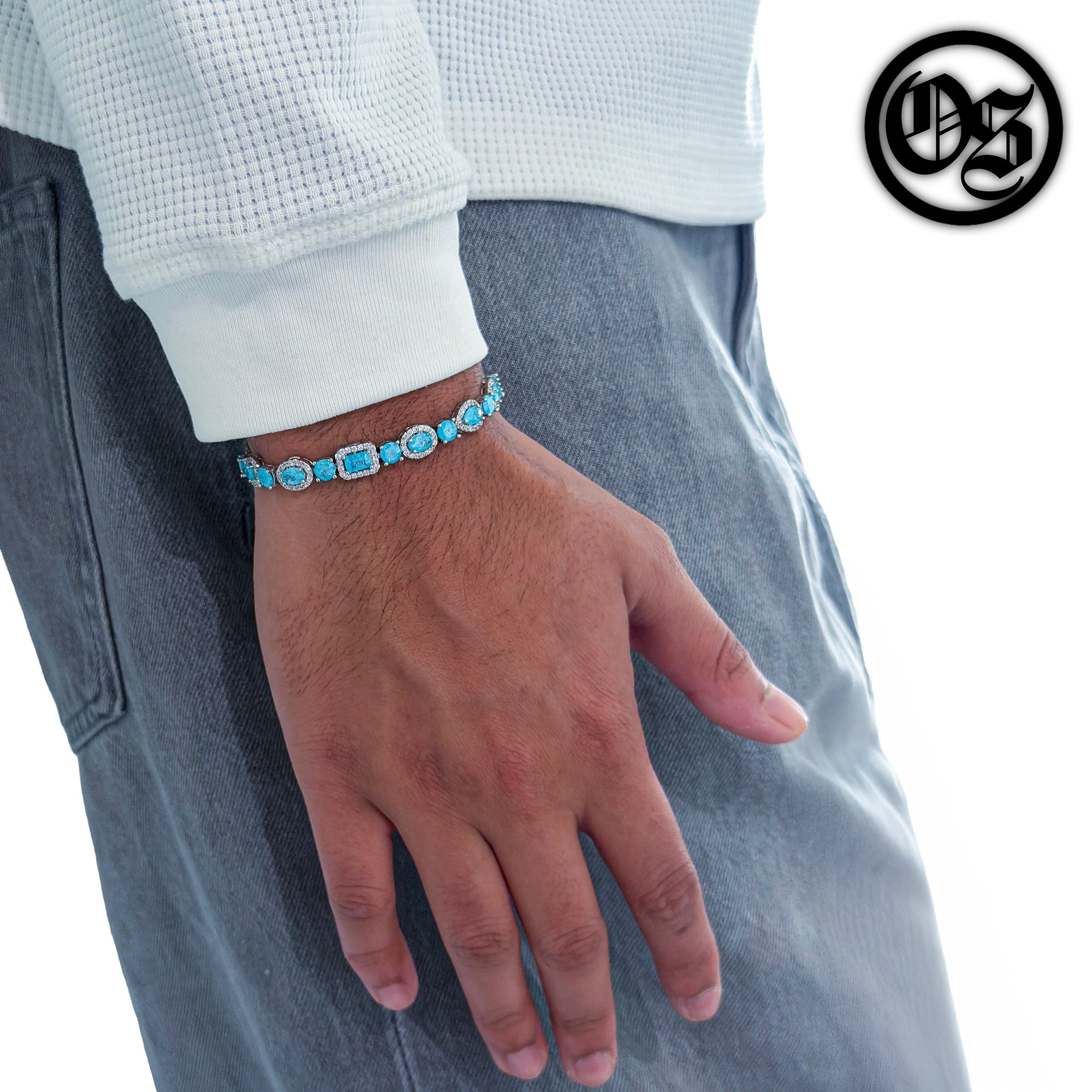 Armband mit mehreren Steinen