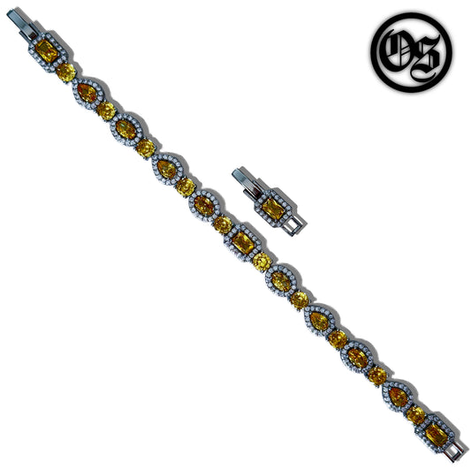 Multi-Stone Bracelets - Yellow