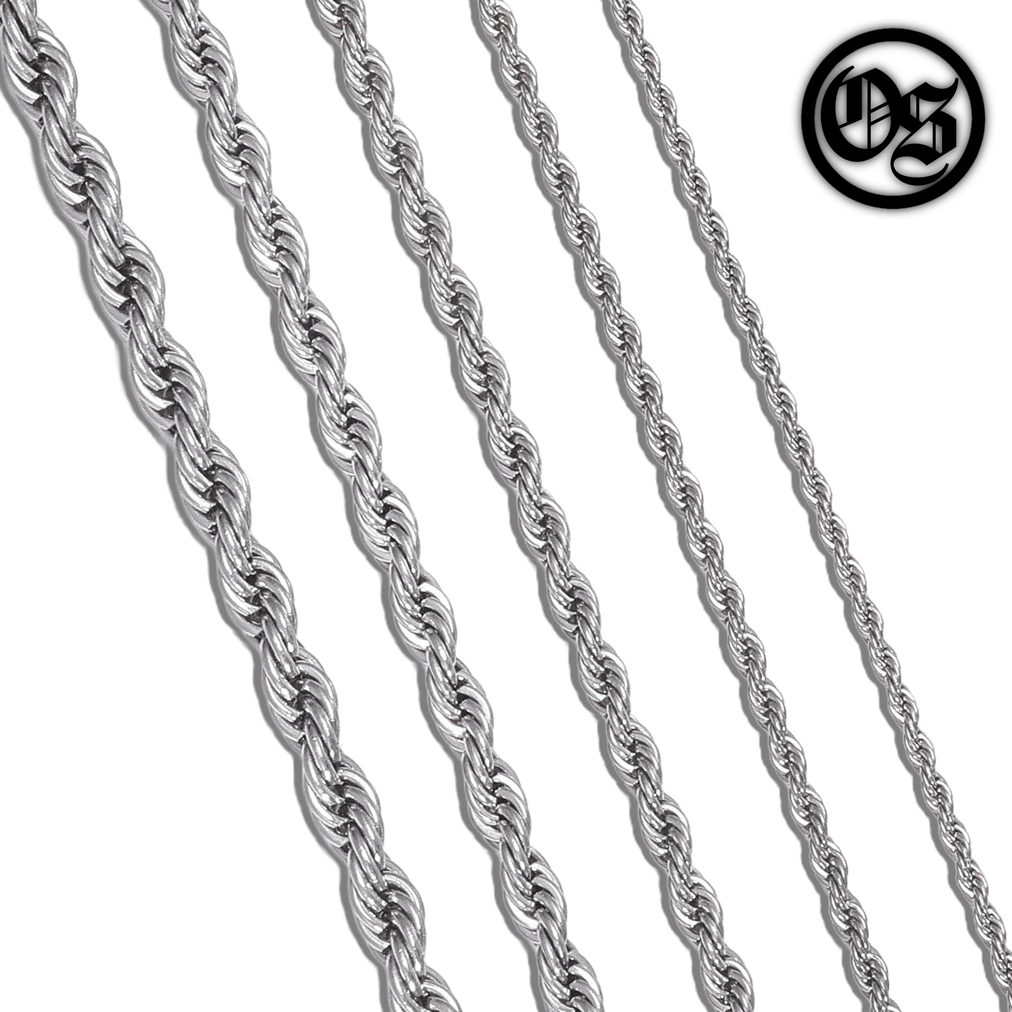 Rope Bracelets Silver | 2-6MM