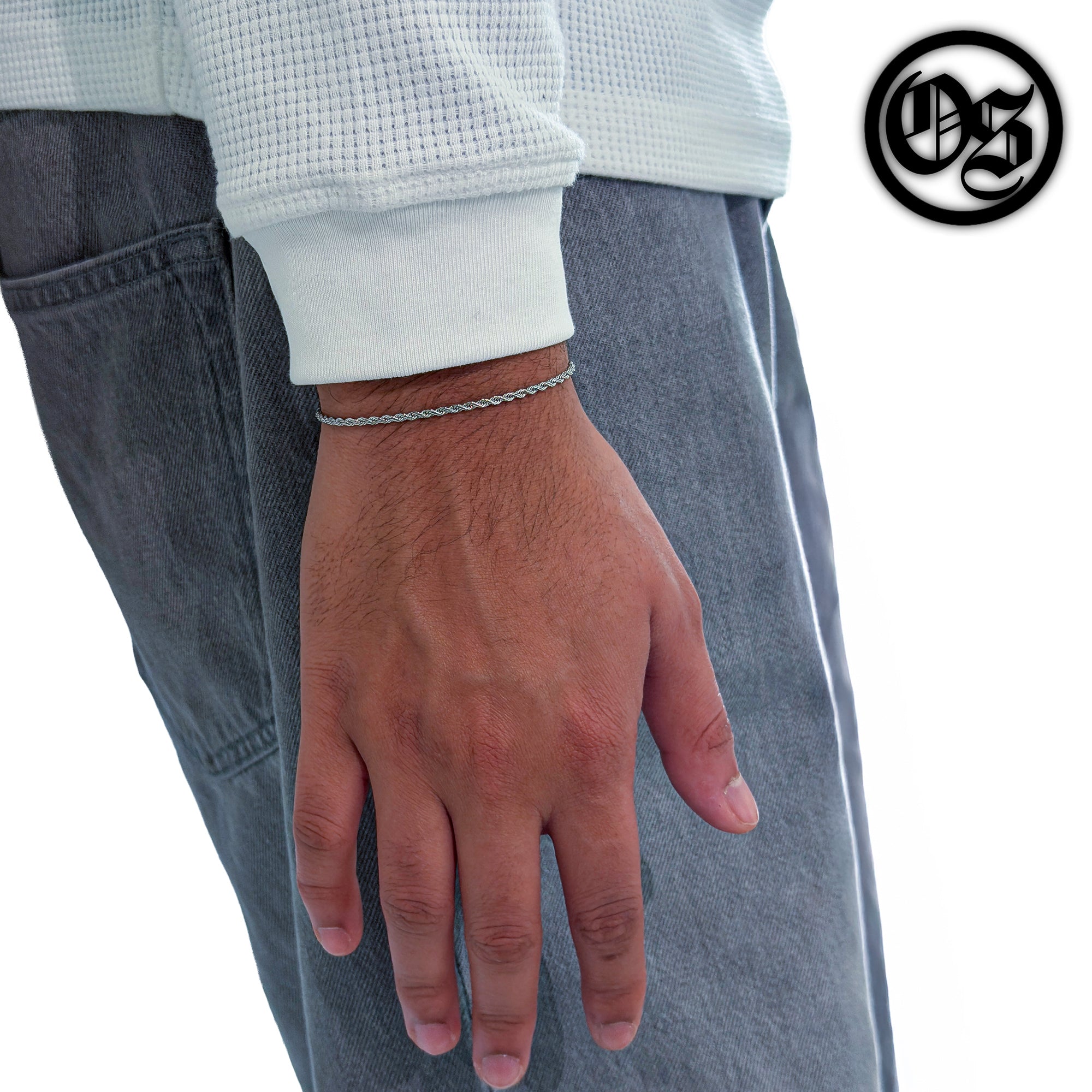 Rope Bracelets Silver | 2-6MM