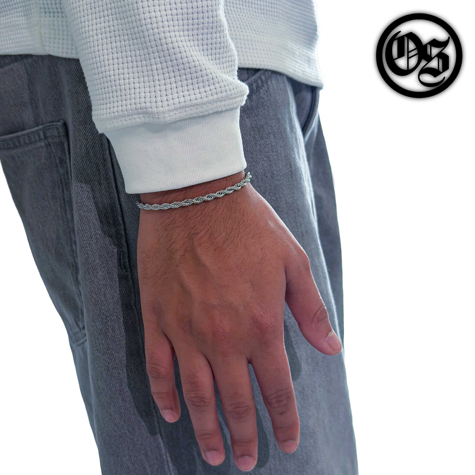 Rope Bracelets Silver | 2-6MM