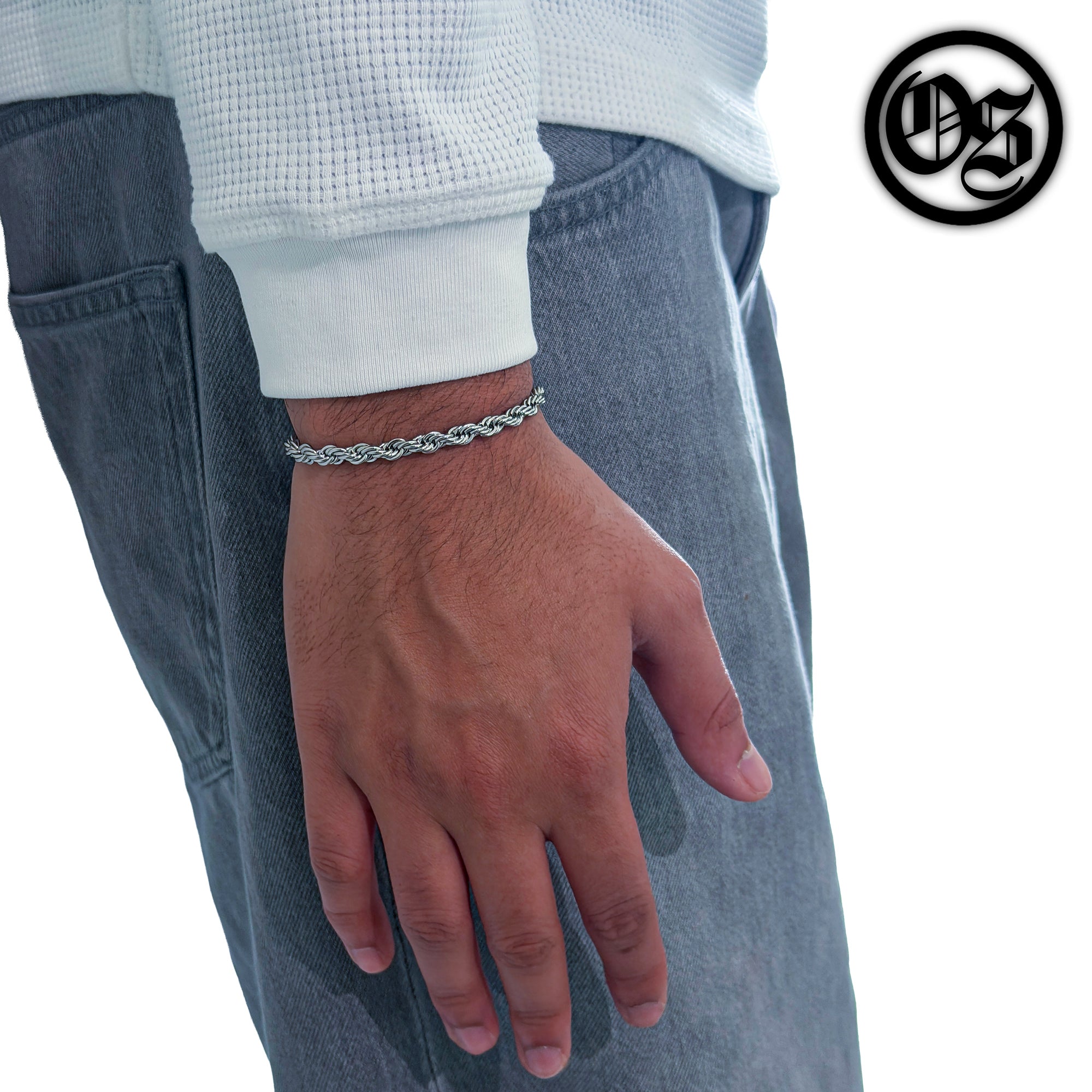 Rope Bracelets Silver | 2-6MM