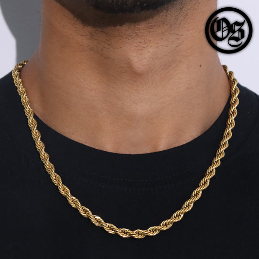 Rope Chains Gold - 6MM