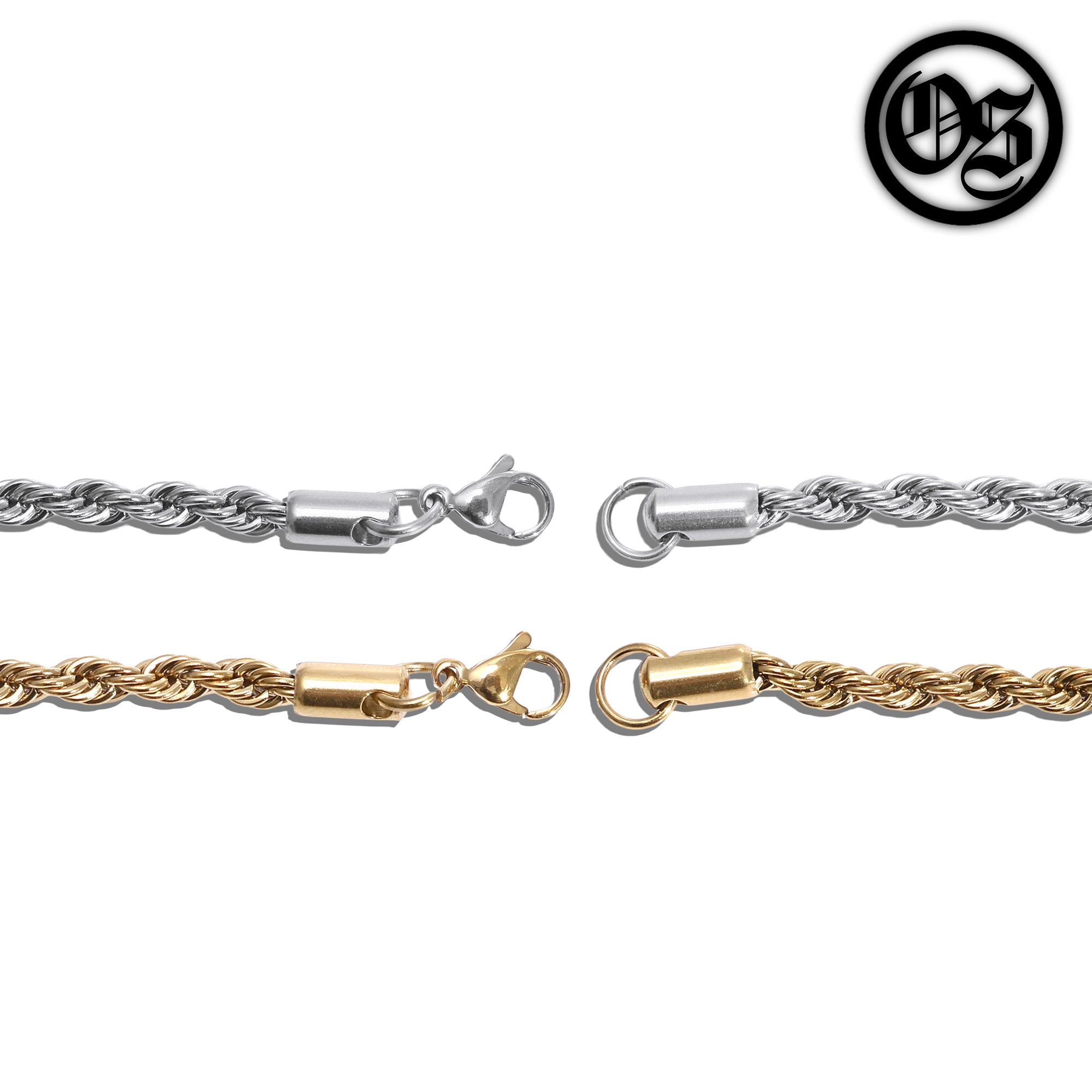 Rope Chains Silver | 2-6MM