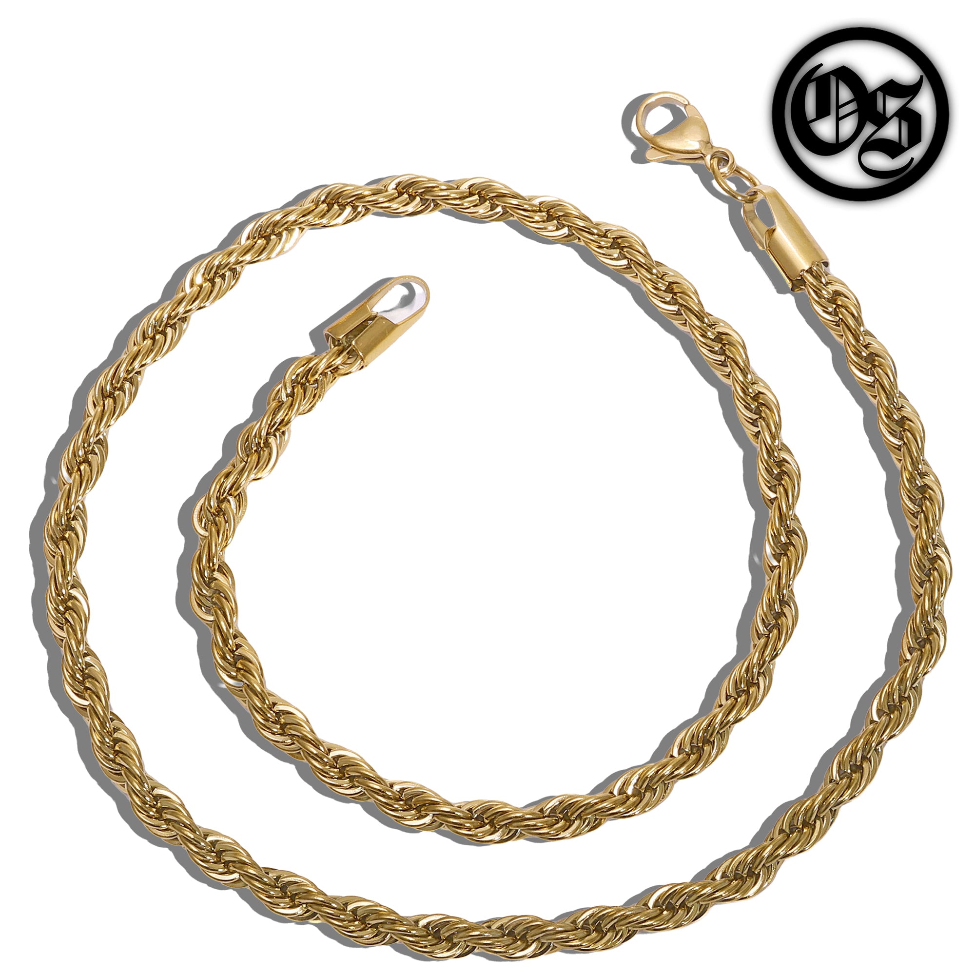 Rope Chains Gold | 2-6MM