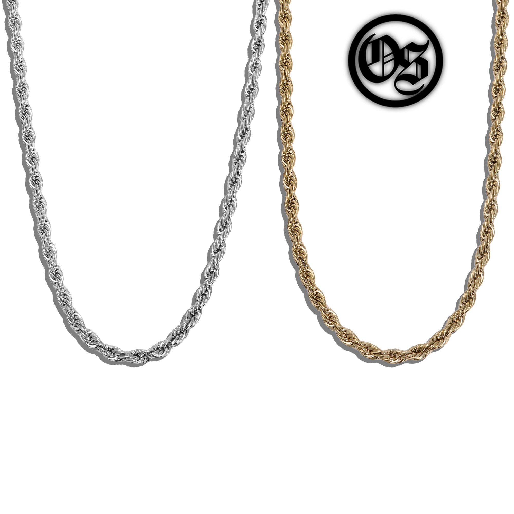 Rope Chains Silver | 2-6MM