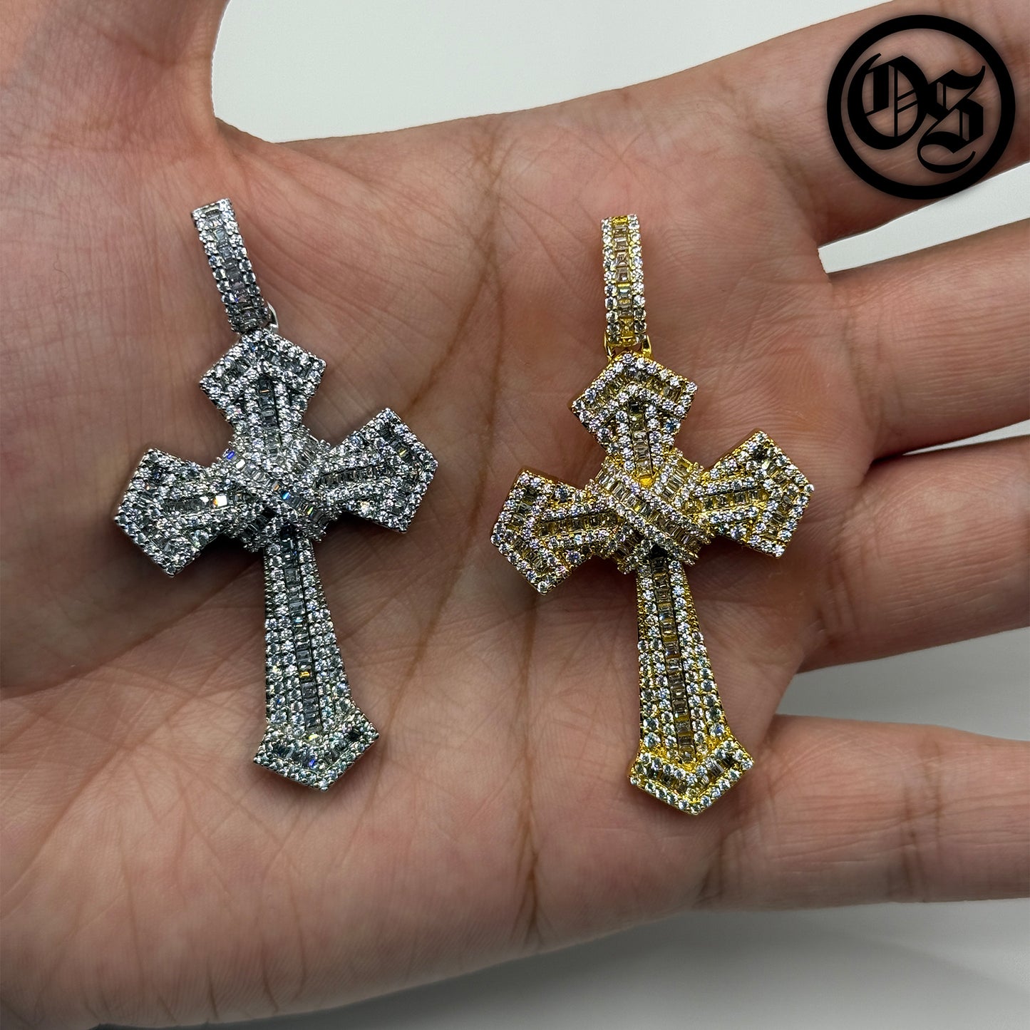 Roped Cross Pendants