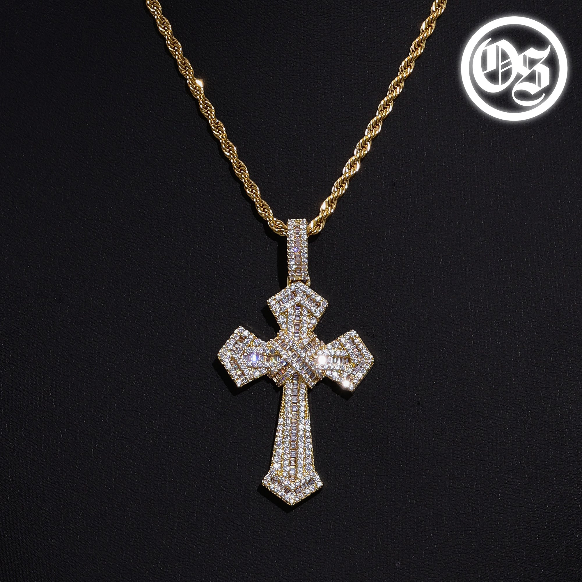 Roped Cross Pendants