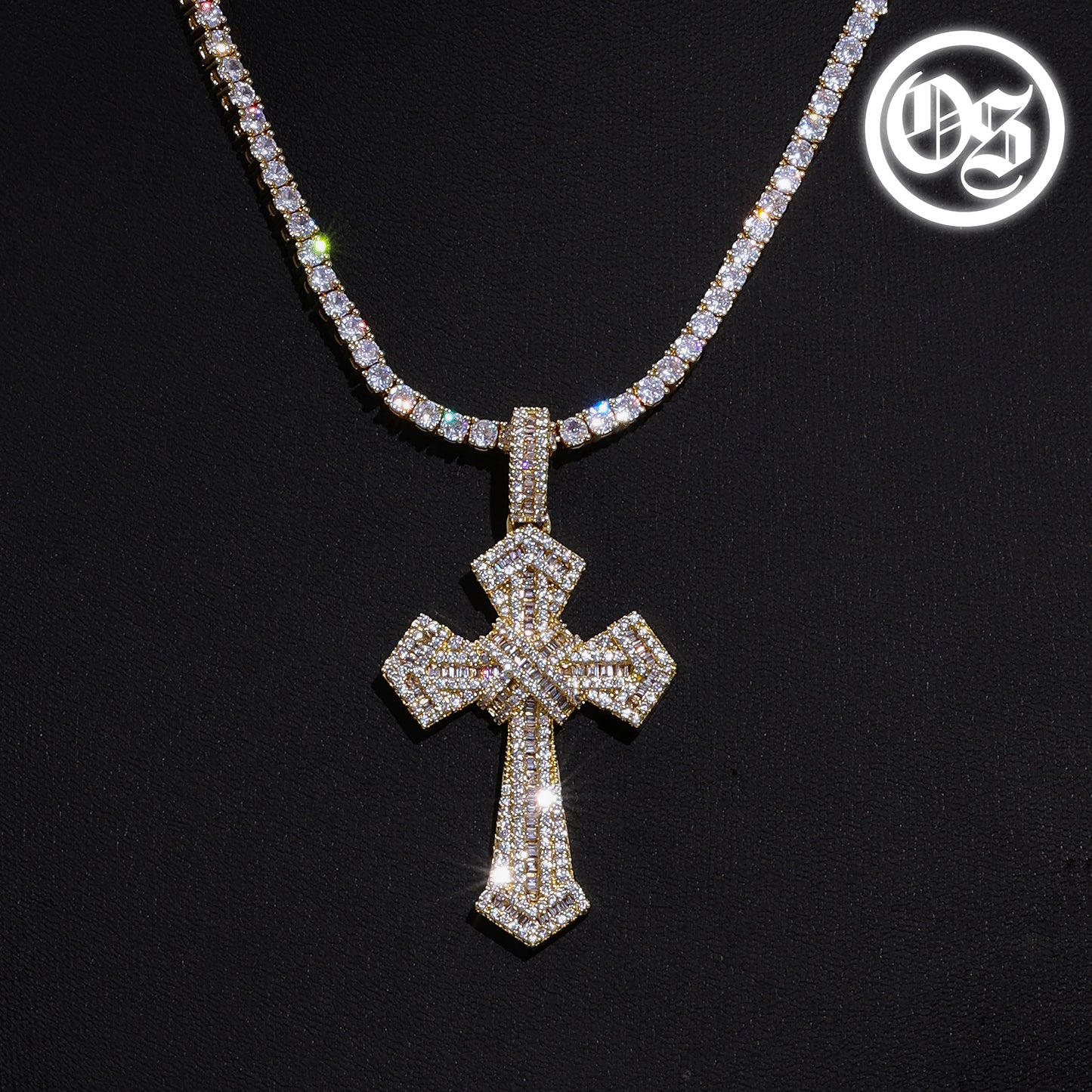 Roped Cross Pendants
