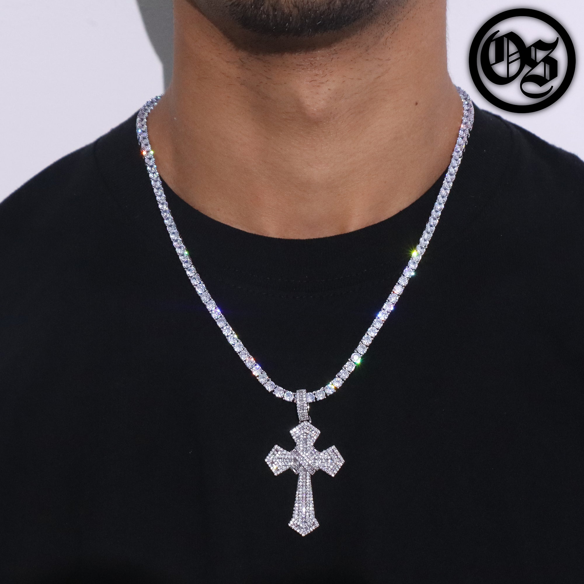Roped Cross Pendants