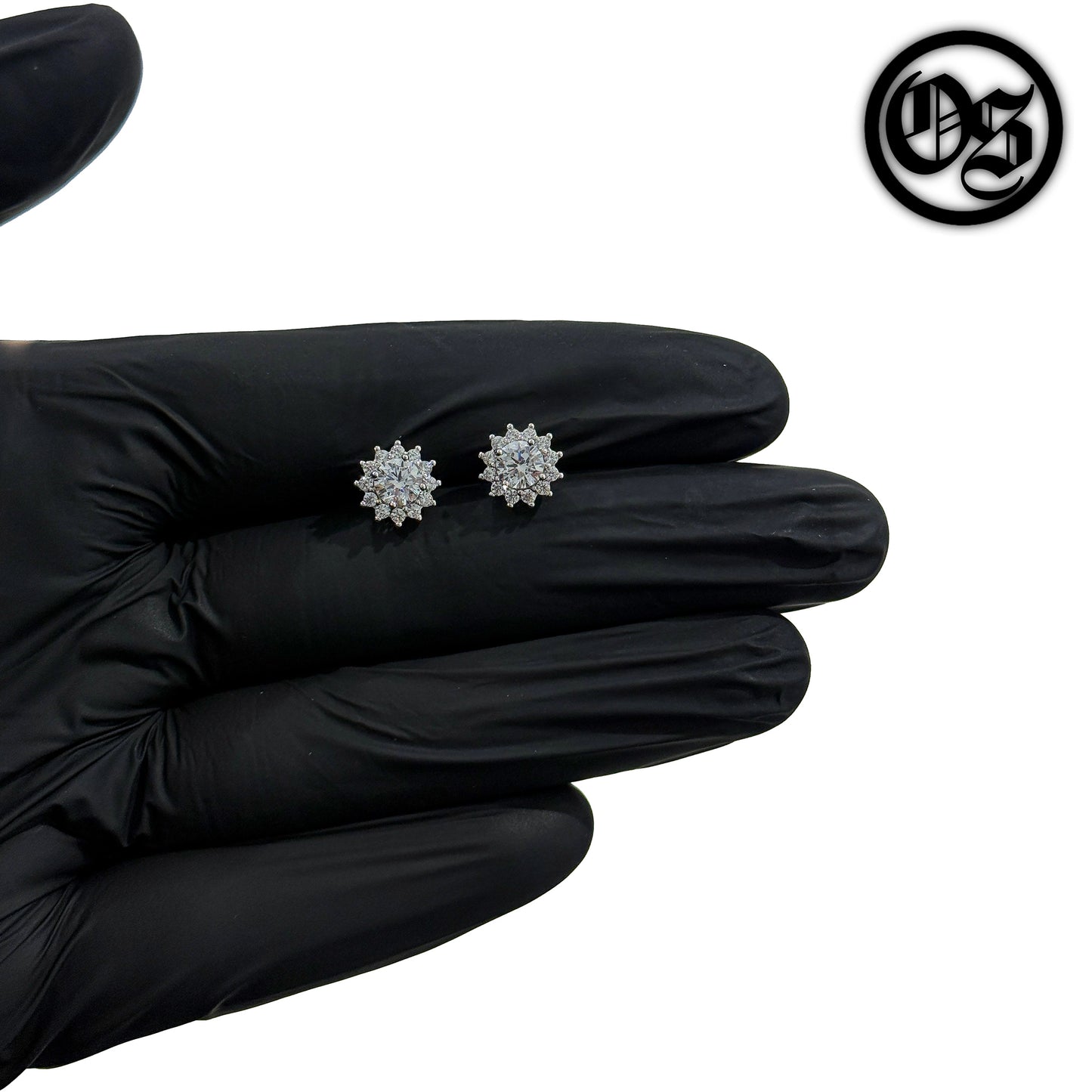 S925 Snowflake Earrings