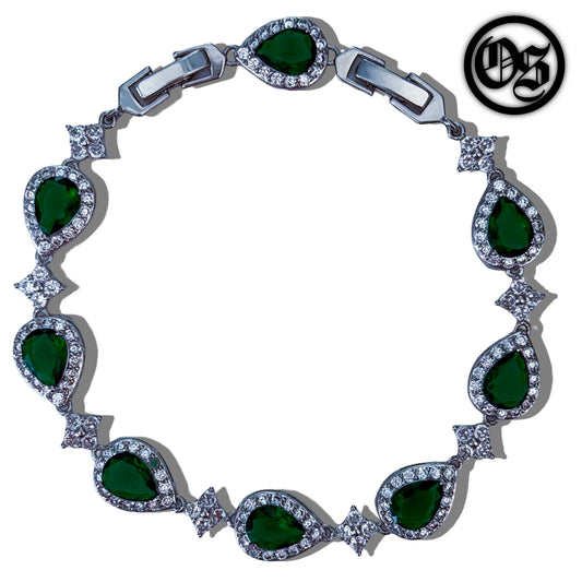 Star Droplet Bracelets - Green