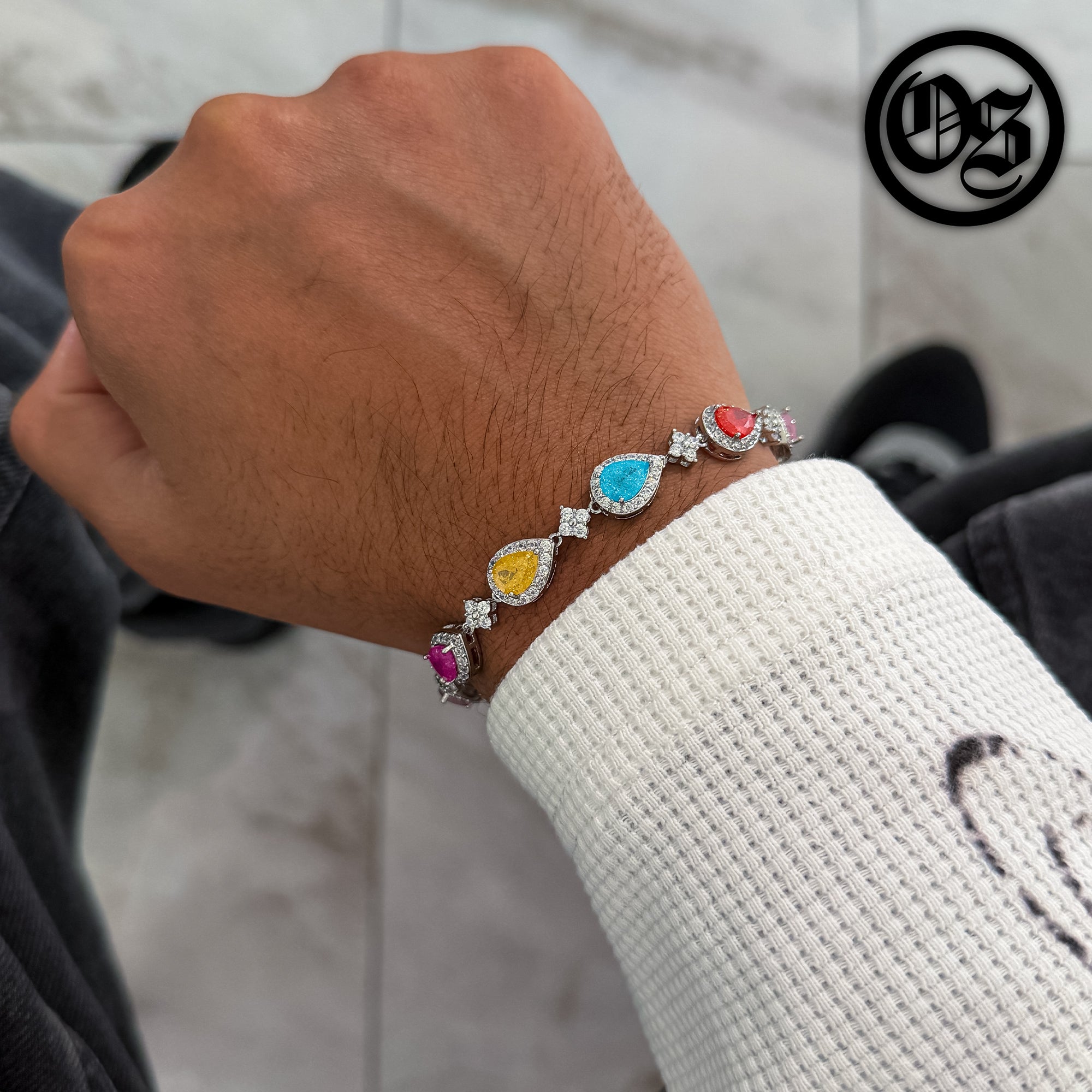 Armband mit Sterntropfen