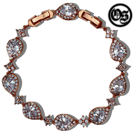 Star Droplet Bracelets - Rose Gold