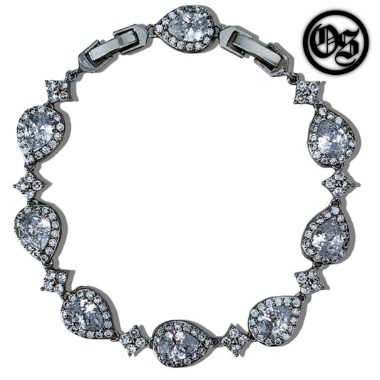 Star Droplet Bracelets - Silver