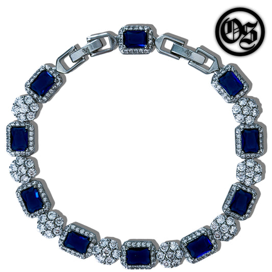 Stone Blossom Bracelets - Dark Blue
