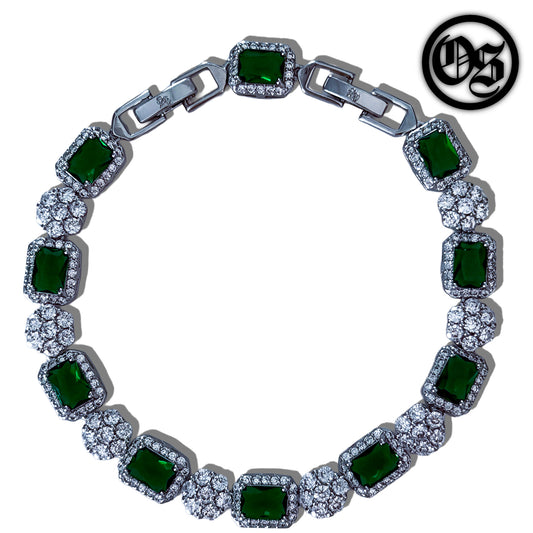 Stone Blossom Bracelets - Green