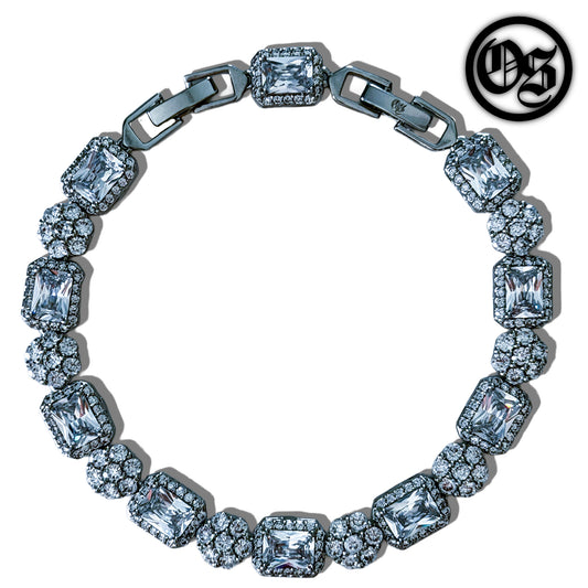 Stone Blossom Bracelets - Silver