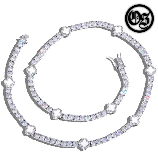 Tennis Cleef Chains - Silver